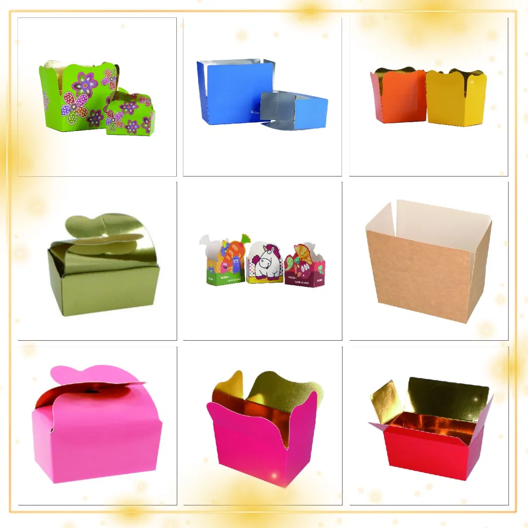 Food Kraft Paper Chocolate Candy Bottom Boxes Holiday Gift Packaging Box