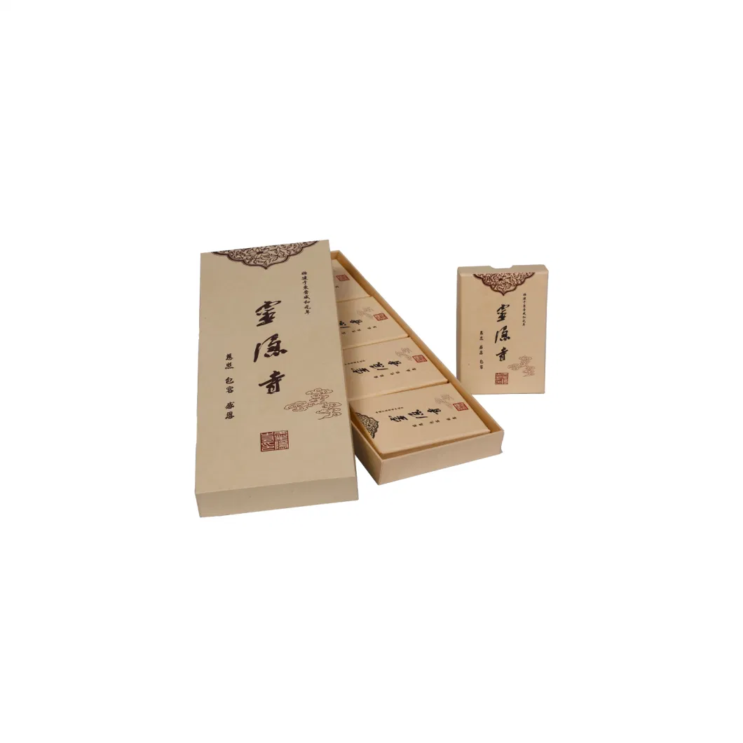 Customized Kraft Paper Jewelry Boxes with Top and Bottom Lids