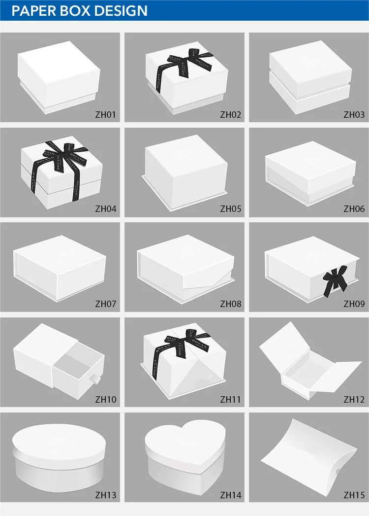 Book Type Magnetic Buckle Lid Jewelry Box Necklace Earring Jewelry Box Flip Cover Paper Jemulticolor Optional Packaging Box