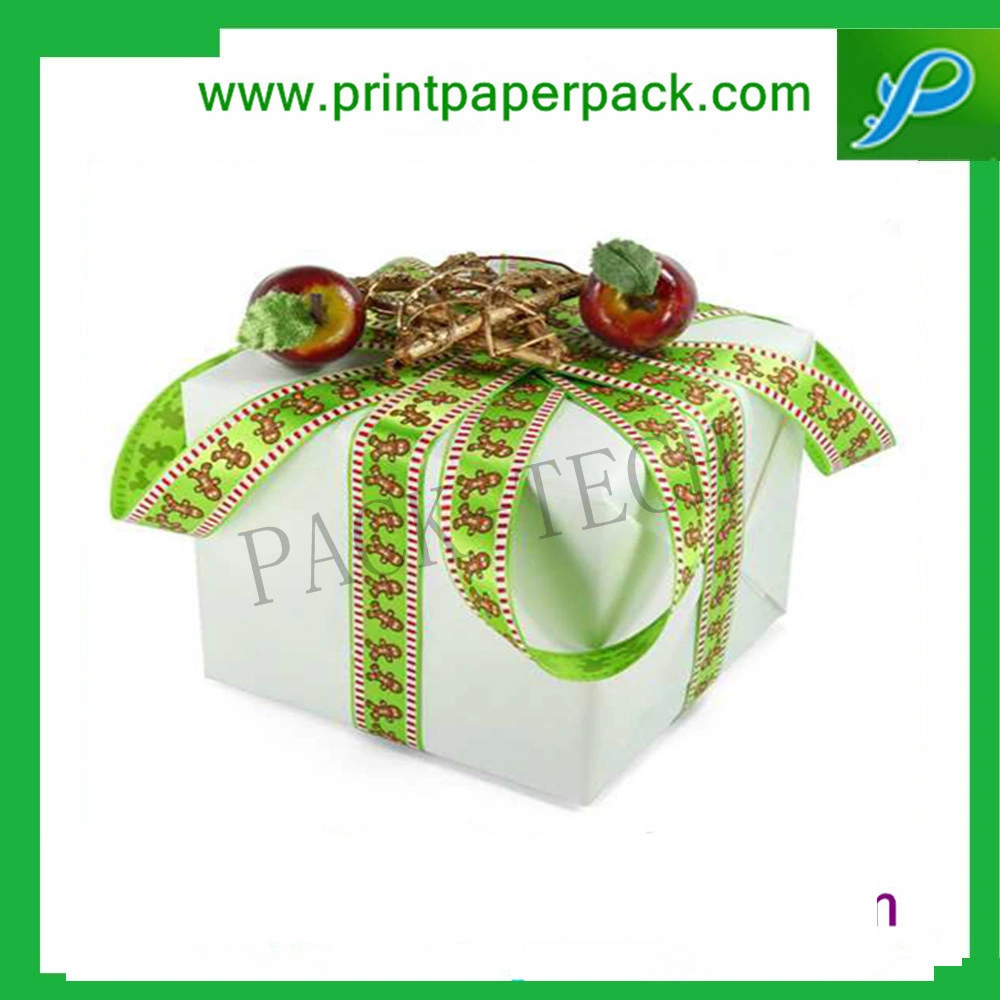 Custom Colorful Ribbon Decorative Paper Packaging Flower Box Candy Gift Cardboard Box