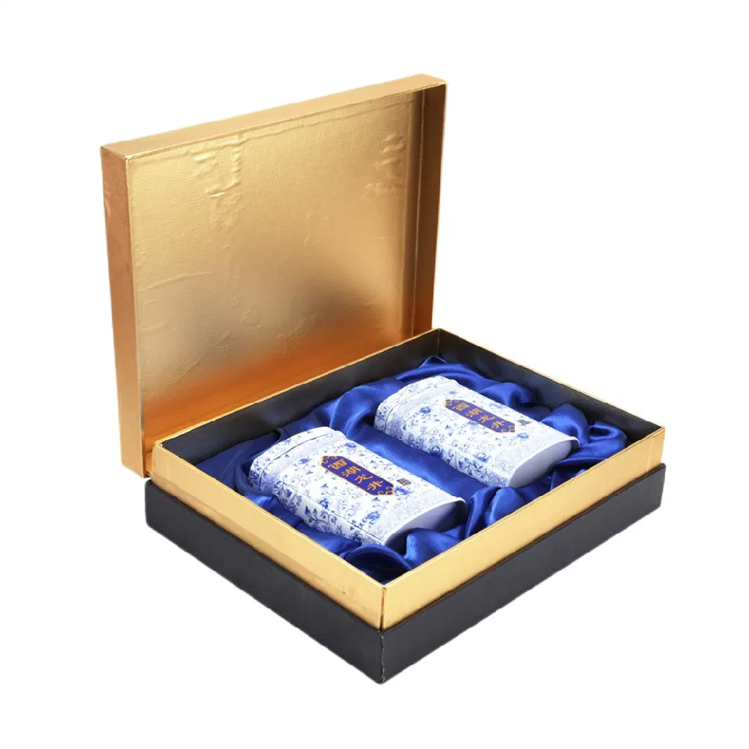 Durable Hard Paper Packing Box Magnetic Gift Box with Silks and Satins