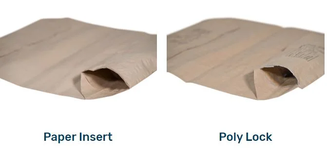 2ply 3 Ply Kraft Paper Valve Cement Packaging Bags, Factory Customise 2layer 3 Layer Pvse Bags 20kg 25kg 50kg Cement /Wall Putty/ Powder/Flour/Feed