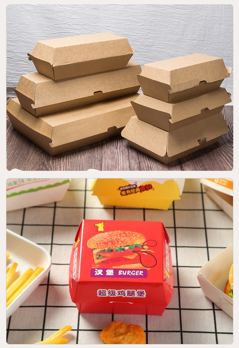 Brown/White Kraft Paper Disposable Sushi Container Food Packaging Box