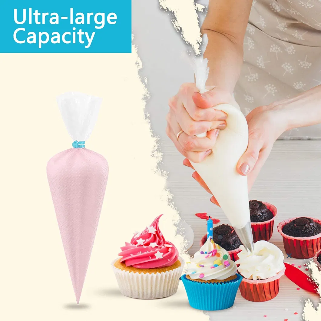 Piping Bag Pastry Bag with Headcard Cake Decorating Tool Cream Pastry Bag with Paper Headcard