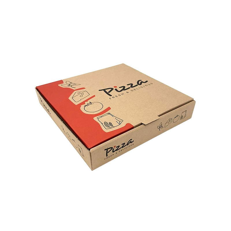 Wholesale High Quality Take Away Customized Printing Pizza Box 10 Inch Paper Pizza Box