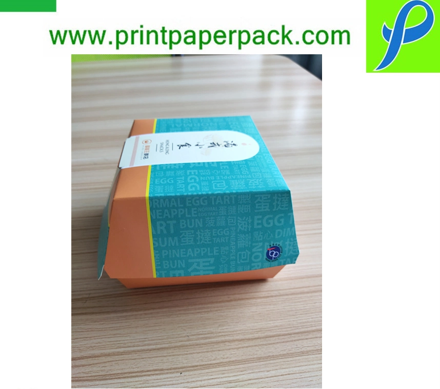 Bespoke Custom Fast Food Packaging Cardboard Paper Gable Burger/Lunch/Cake Box