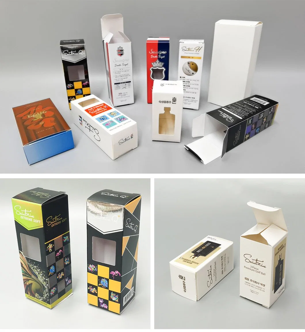 Wholesale Custom Glass Essential Oil Dropper Bottle Chipboard Carton Cosmetic Eye Cream Lipstick Packaging Paper Box