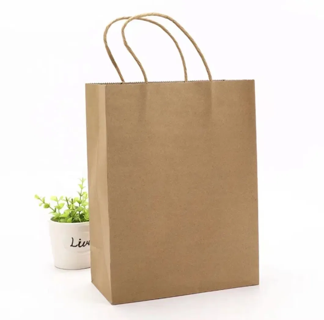 Gift Shopping Paper/Coffee/Craft Paper/Food Packaging/White Kraft Paper/Kraft Paper Pointed Bottom/Paper Shopping/Aluminum Foil Pointed Bottom Bag