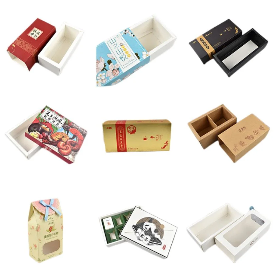 Colorful Customized Printed Packaging Box with Paper Card Inner for Cosmetic Bottles