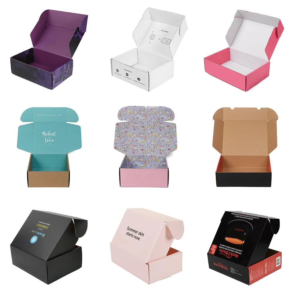 Free Design Custom Printing Your Logo Small Size Mini Gift Package Packaging Paper Boxes