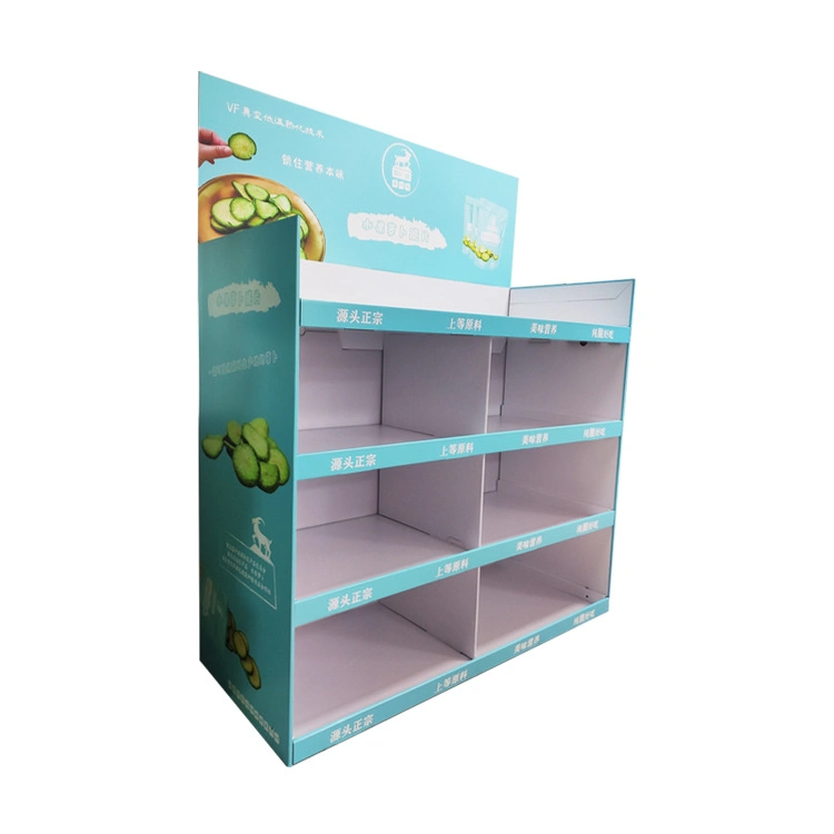 Custom Logo Retail Counter Paper Cardboard Case Bar Packaging Box Candy Chocolate Cookie Nut Snack Stand PDQ Display Boxes