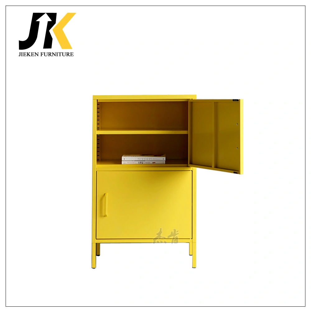 Single-Door Locker Living Room Steel Cabinet Simple Bedside Table