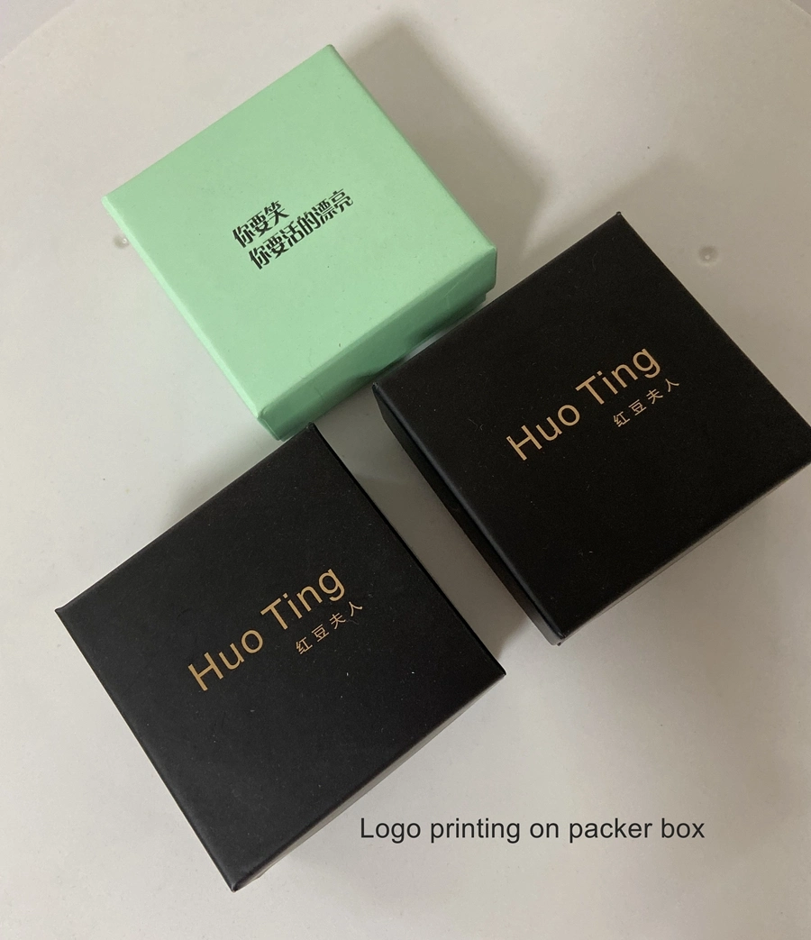 Customized Small Half Set Paper Cardboard Jewelry Box Wholesale Cheap Carton Box