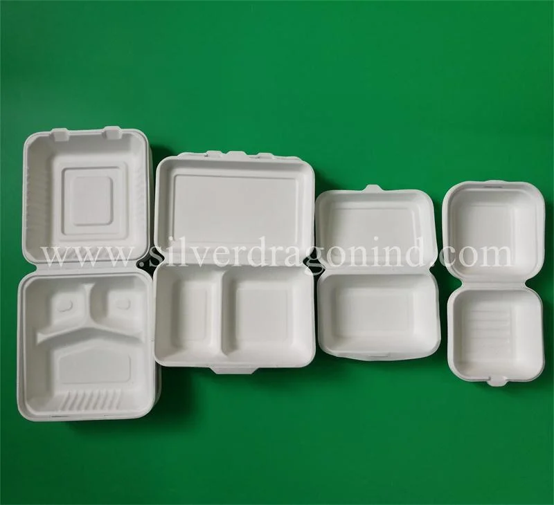 Wholesale Biodegradable Compostable Pulp Paper Tableware Lunch Box, Bowl, Plate, Cup, Tray