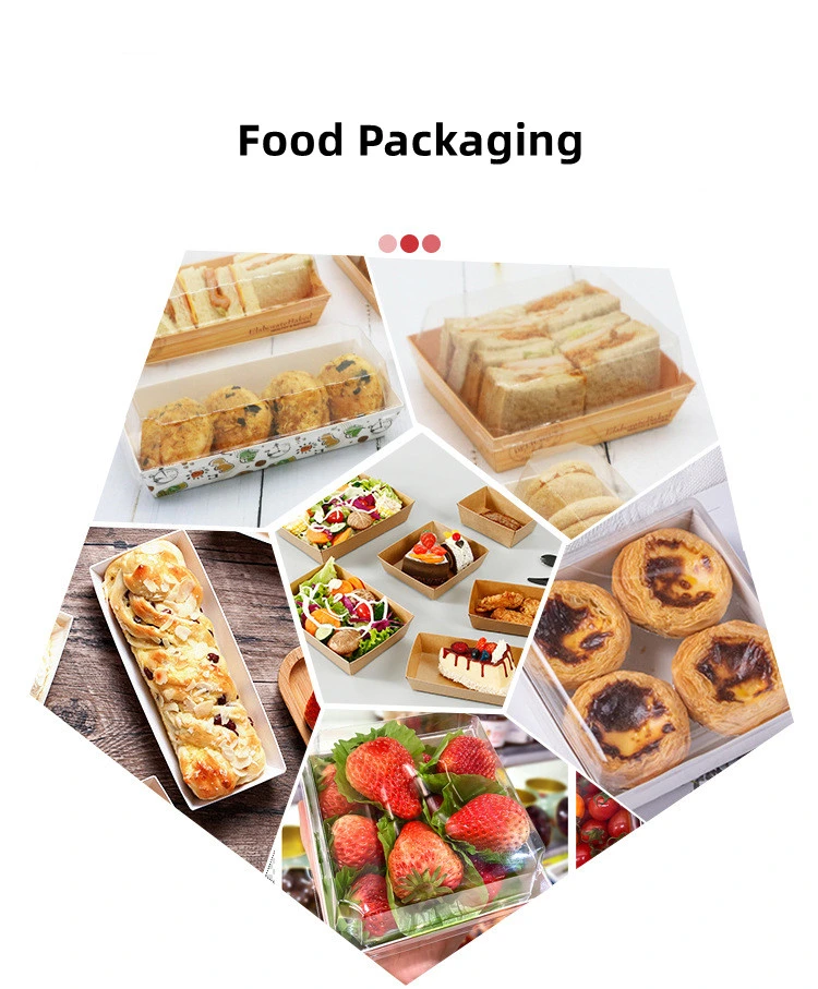 Wholesale Low Price Kraft Paper Rectangular Fast Food Takeaway Multi Packaging Box Biodegradable