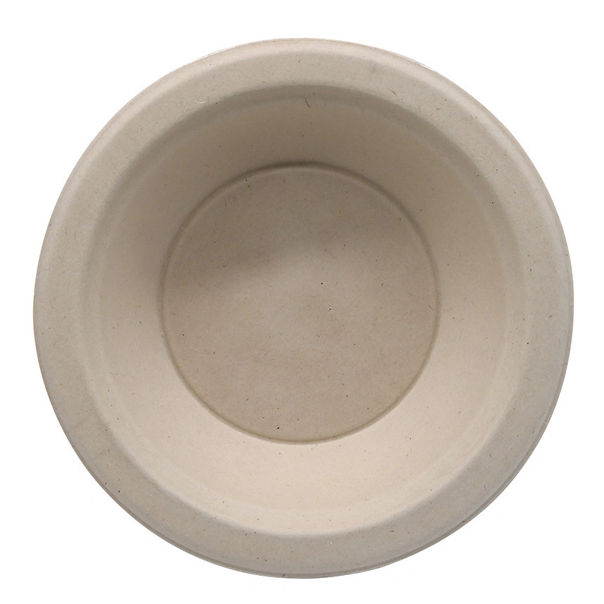 100% Compostable Disposable Bagasse Paper Plate Take-out Food Salad Packing Bowl (MT-115)