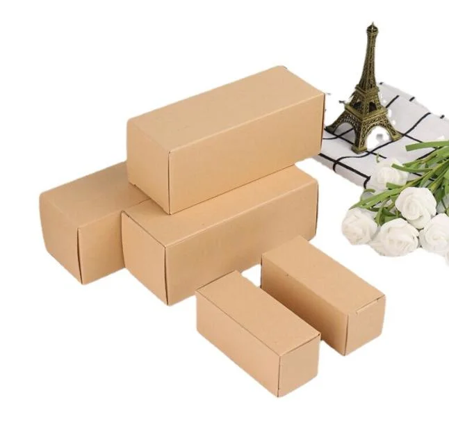 Prompt Goods 3*3*8cm Mini Folding Small Paper Gift Box