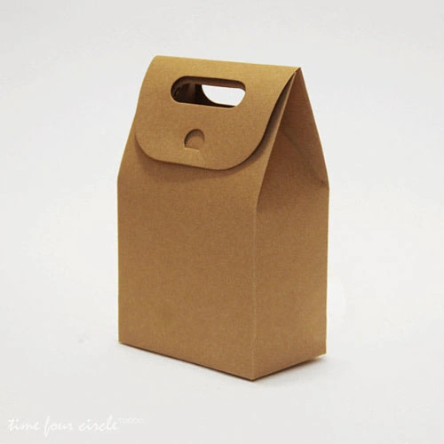 Hot Sale Brown Kraft Paper Handle Gift Bags