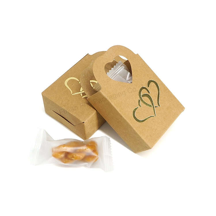 Bespoke Small Size Kraft Paper Box Packaging for Candy Cookies