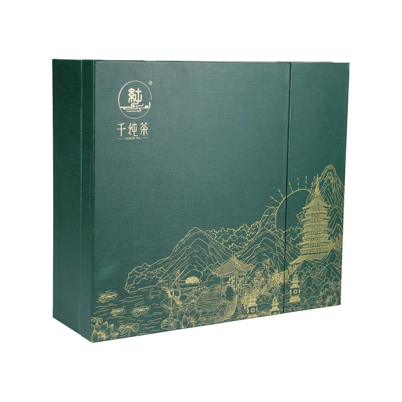 Black Specialty Paper Square Top and Bottom Cover Packaging Box Perfume Gift Box Cardboard Box