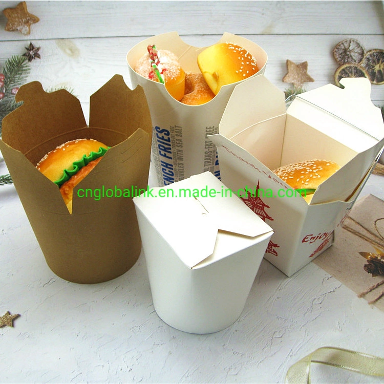 Takeaway Fast Food Packaging Paper Food Containers