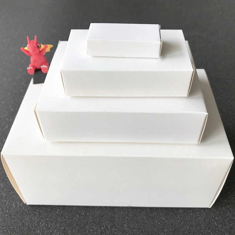 White Cardboard Paper Custom Printing Glossy Matt Lamination Tuck Box for Cosmetics