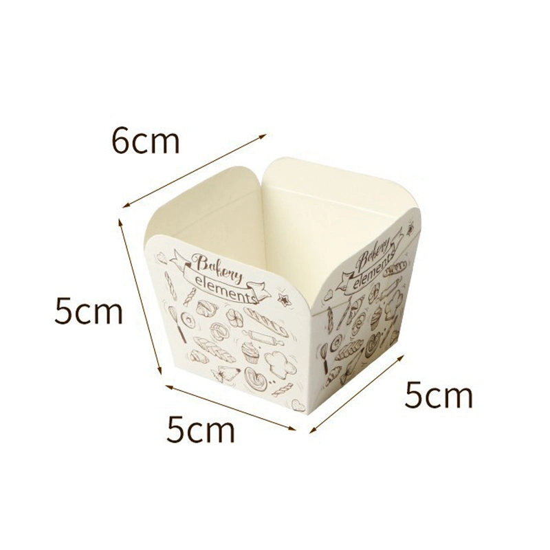 Custom Personalized Design Food Paper Bulk Mini Ice Cream Cake Tiramisu Cheesecakes Box