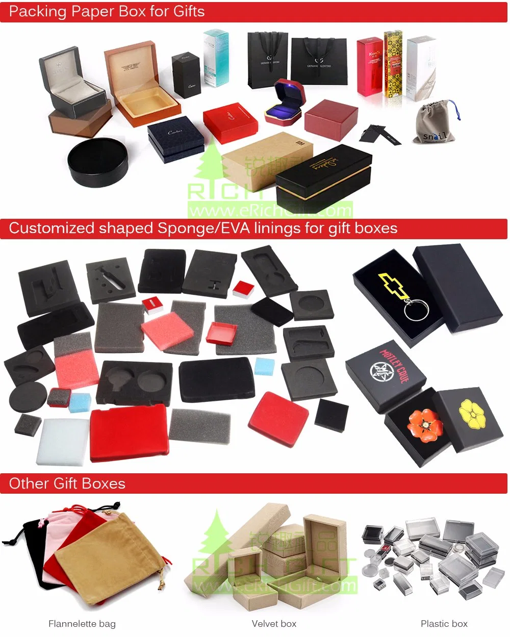 Manufacturer Wholesale Customized Printed Handmade Corrugated Cardboard Square Paper Gift Boxes for Jewelry Keychain Necklace Bracelet Earrings Packing