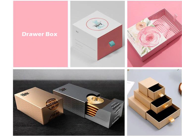 Luxury Custom Printing Empty Chocolate Paper Snack Biscuit Cookies Bread Cake Food Product Sweet Chocolate Gift Packaging Packing Boxes with Pull-out Paper Box