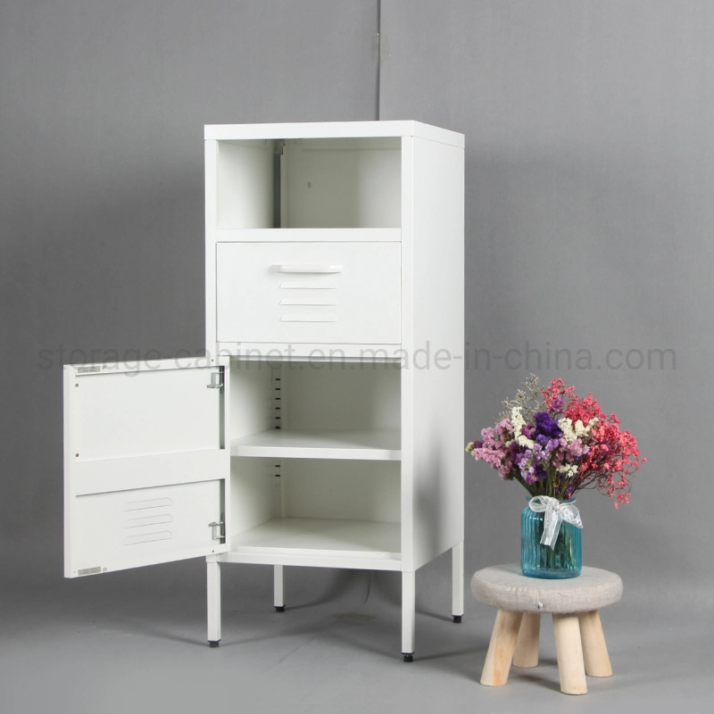 Home Furniture Steel Locker One Single Metal Locker with Leg Stand Feet