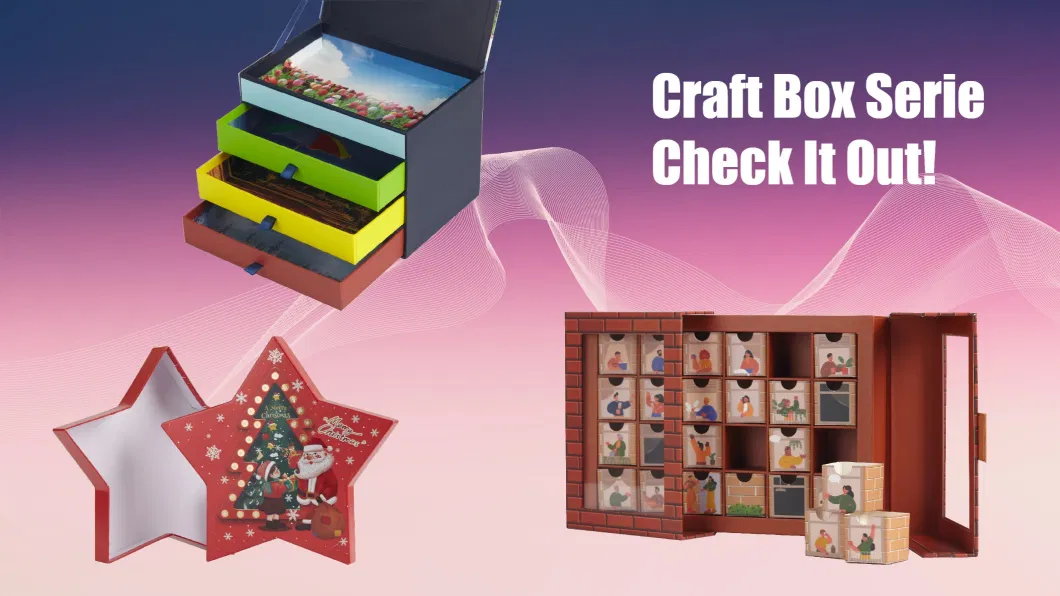 Best Choice Machine Made Bottom Lid Rigid Gift Packaging Gift Round Kraft FSC Recyled Paper Box