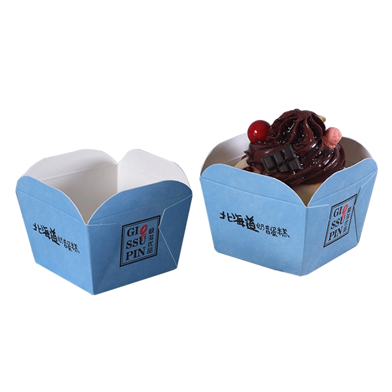 Custom Personalized Design Food Paper Bulk Mini Ice Cream Cake Tiramisu Cheesecakes Box