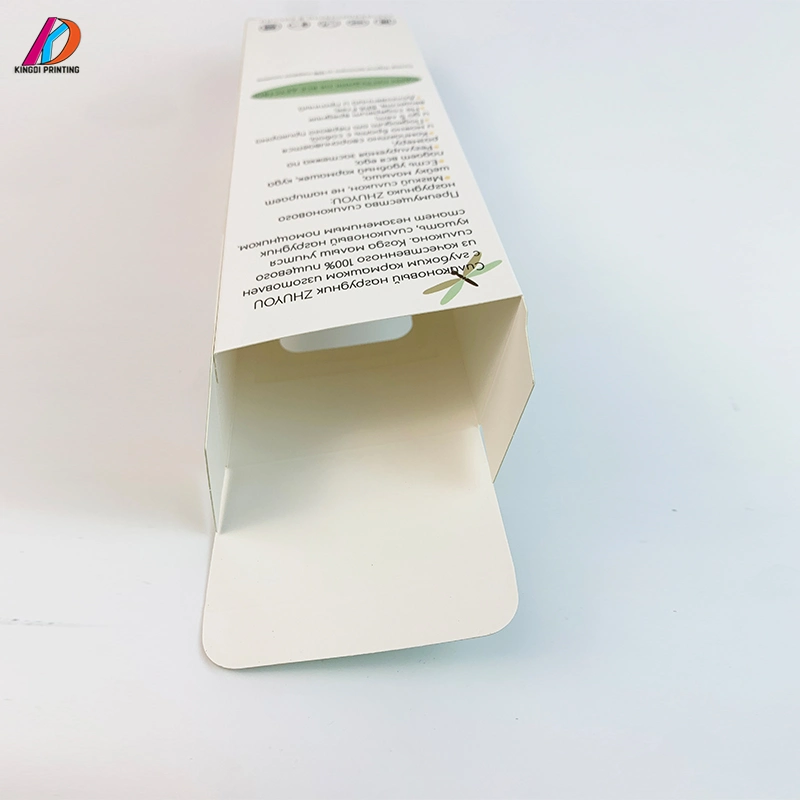 Custom Printing Folding Cardboard Paper Box with Clear PVC Window