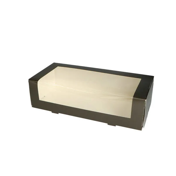 Brown Kraft Paper Food Grade Cake Box Pastry Box with Clear Window