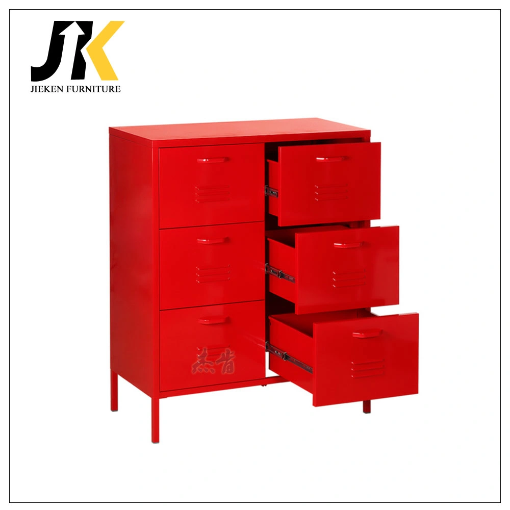 Living Room 6 Doors Locker Steel Chest of Drawers Kitchen Cupboard