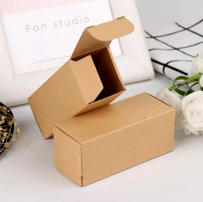 Prompt Goods 3*3*8cm Mini Folding Small Paper Gift Box