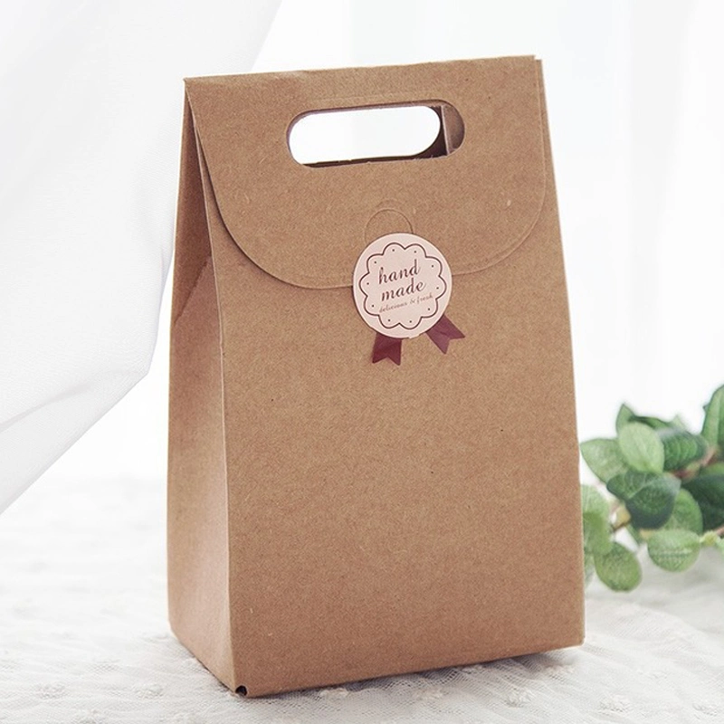 Hot Sale Brown Kraft Paper Handle Gift Bags