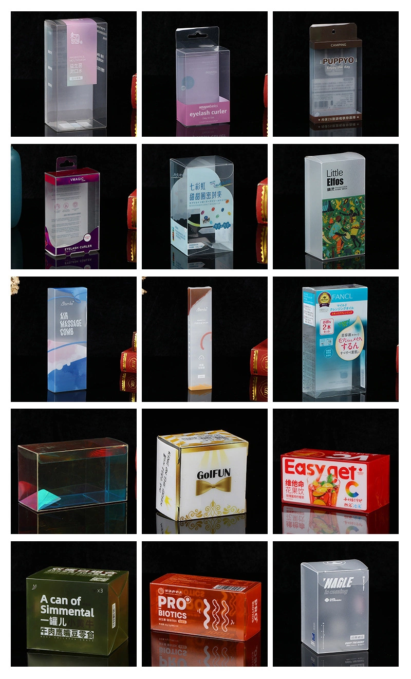 Transparent PVC Window-Opening Box Kraft Paper Drawer Box Baked Biscuit Moon Marcaron Cake Food Packaging Box