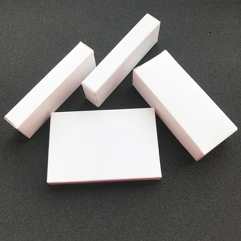 White Cardboard Paper Custom Printing Glossy Matt Lamination Tuck Box for Cosmetics