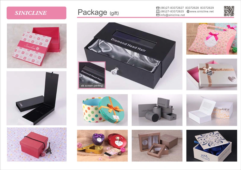 Sinicline Custom Full Set of Packaging Pink Paper Gift Packaging Jewelry Box