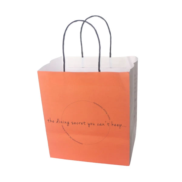 Wholesale Custom Kraft Brown Paper Gift Small Food Bag