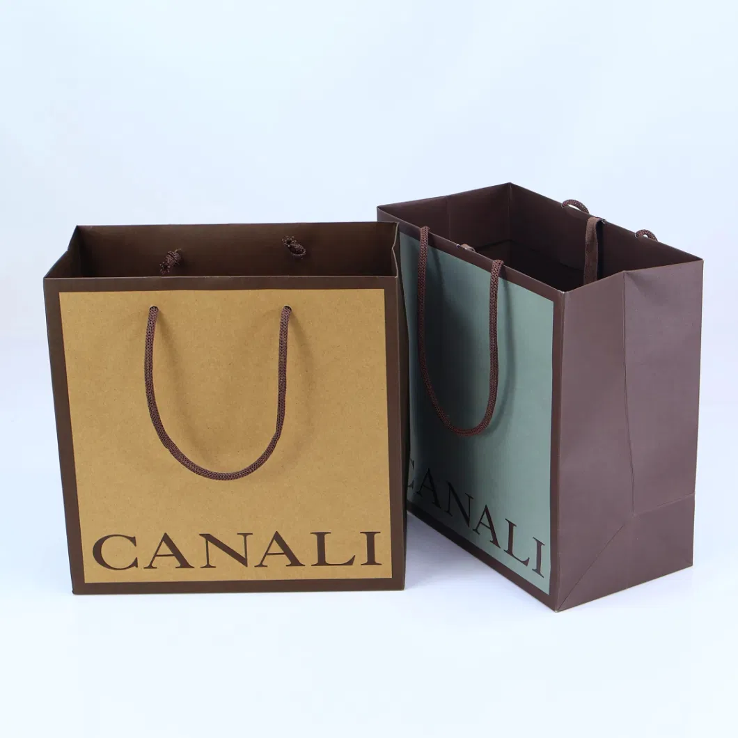 Clothes Jewelry Gift Luxury Packaging Thank You Branded Paper Bag