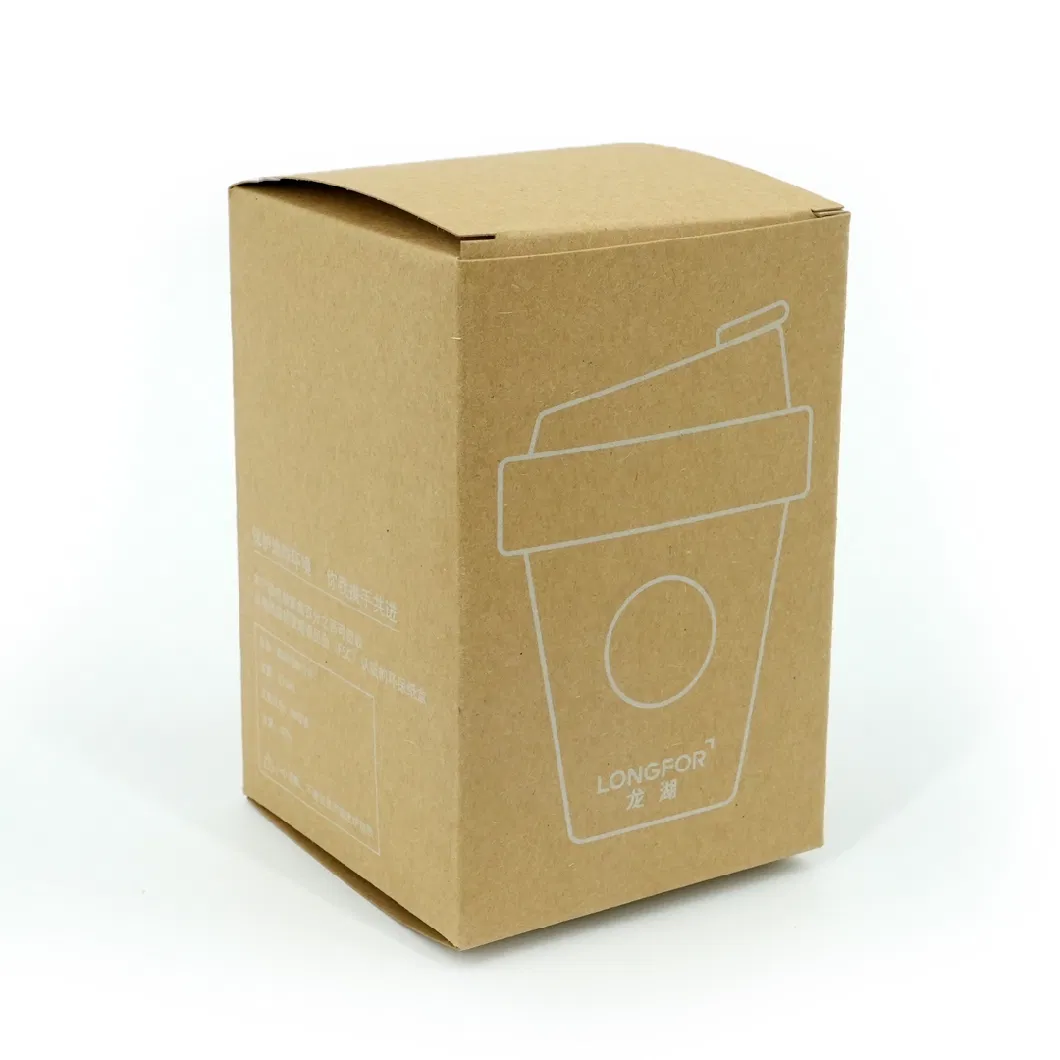 Brown Card Kraft Paper Biodegradable Eco-Friendly Delivery Cup Box