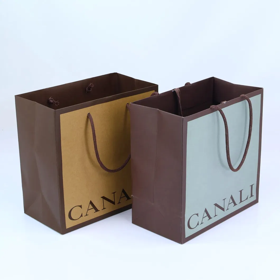 Clothes Jewelry Gift Luxury Packaging Thank You Branded Paper Bag