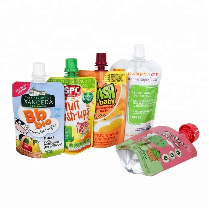 Custom Printed Zipper Laminated Biodegradable Stand up Pouch OPP Kraft Paper Plastic Food Rice Coffee Tea Cookie Vacuum Gift Pet Dog Mylar Packaging Packing Bag