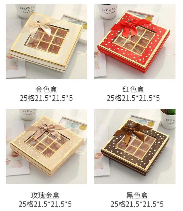 Luxury Custom Printing Empty Chocolate Paper Snack Biscuit Cookies Bread Cake Food Product Sweet Chocolate Gift Packaging Packing Boxes with Pull-out Paper Box