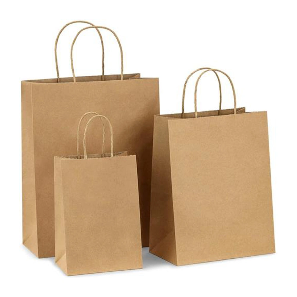 Coffee and Tea Takeaway Cheap 1 2 4 Cup Bag Brown Craft Paper Bag