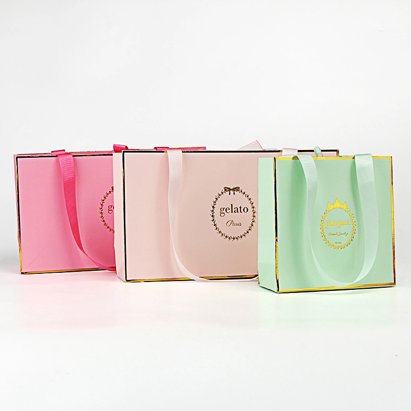 Sinicline Shopping Paper Gift Handle Package Bag