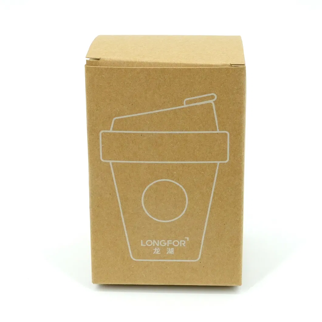 Brown Card Kraft Paper Biodegradable Eco-Friendly Delivery Cup Box