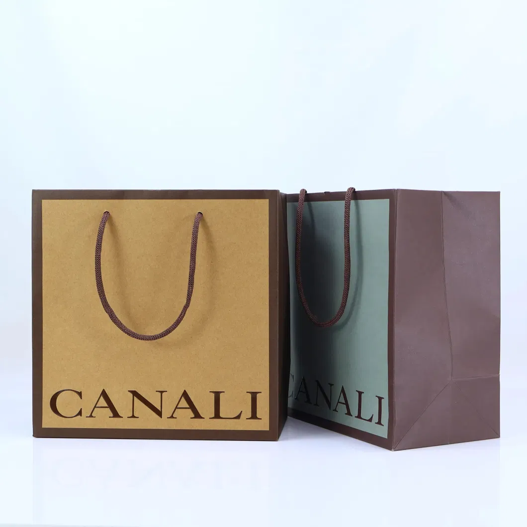 Clothes Jewelry Gift Luxury Packaging Thank You Branded Paper Bag